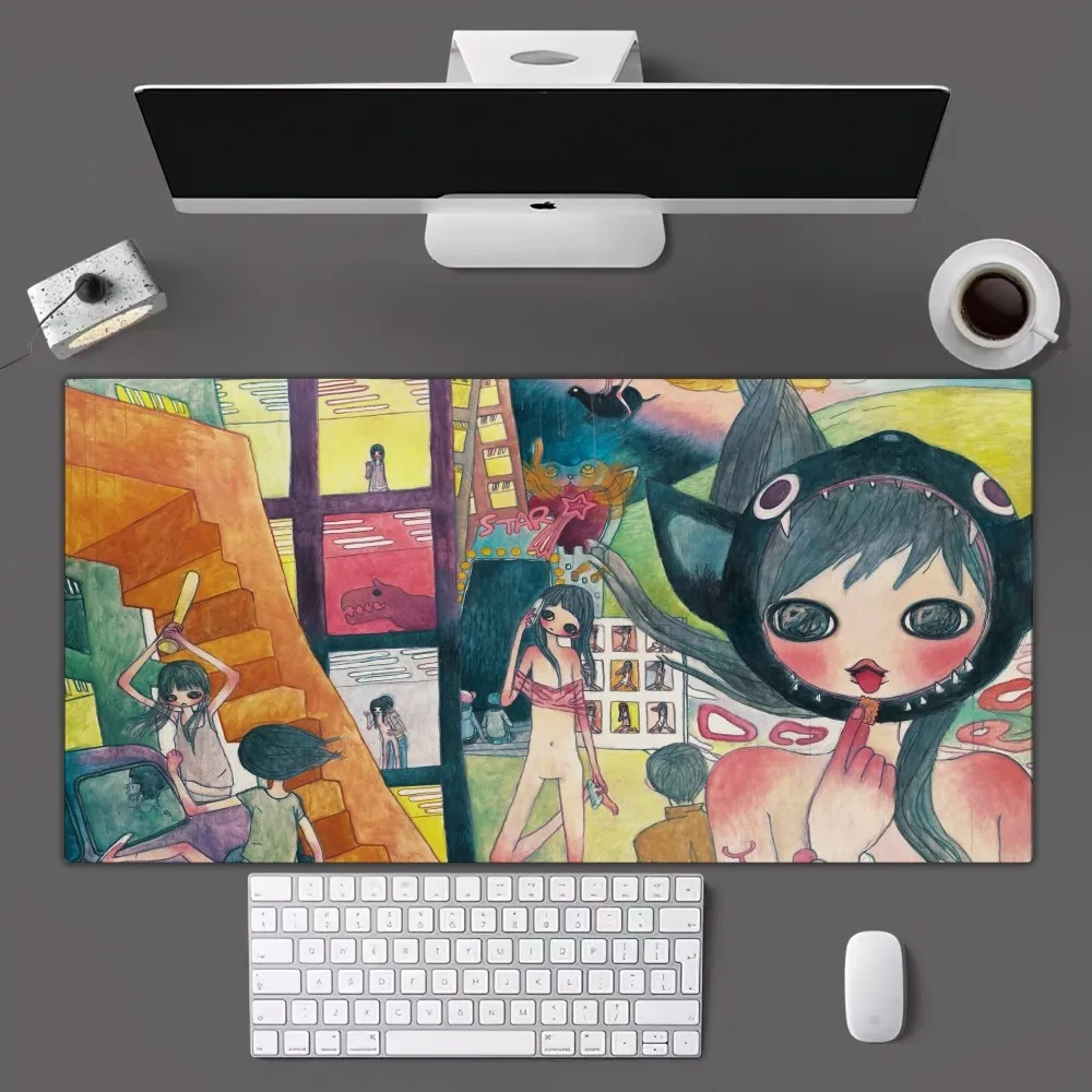 Aya Takano Art Mousepad Mousepad Gamer Mouse Pad Size For Office Long Table Mat