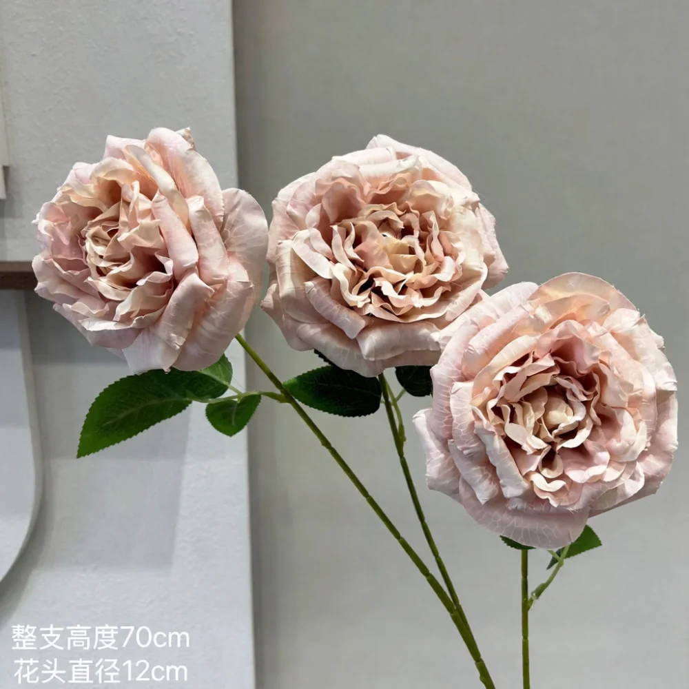 Home Decor Event - Buket Bunga Leci Mawar Sutra Buatan