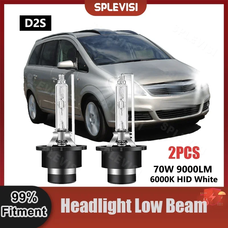 

SPLEVISI D2S Headlight Xenon Lamp Bulbs For Vauxhall Zafira MK1 1998 1999 2000 2001 2002 2003 2004 2005 Replace Car Xenon Lights