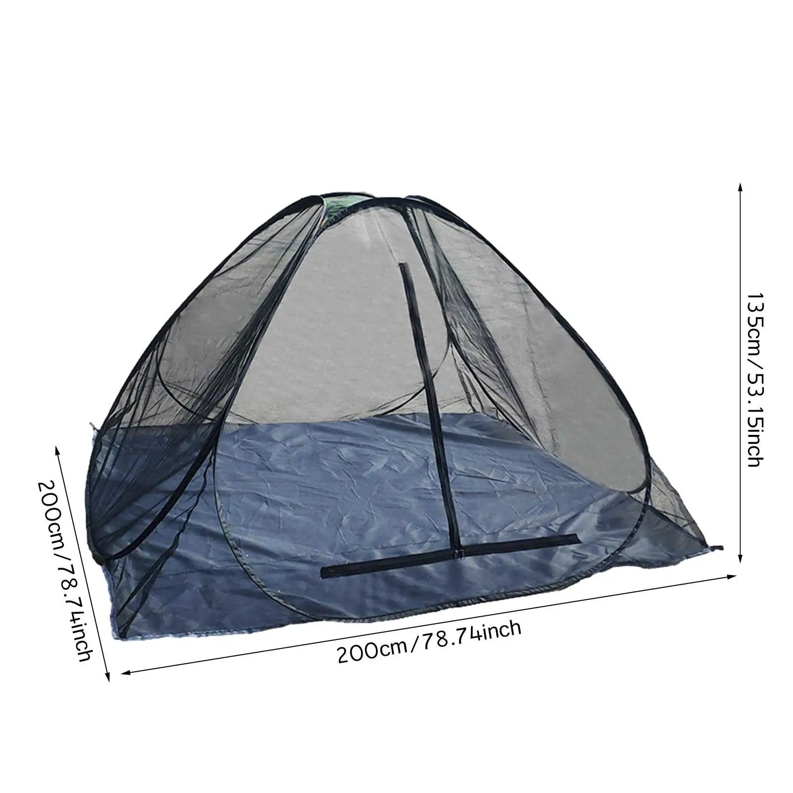 Imagem -06 - Tenda Dobrável de Configuração Instantânea para Acampamento ao ar Livre Protetor Leve Tenda de Abertura Automática Rápida Mosquiteiro para Caminhadas e Viagens