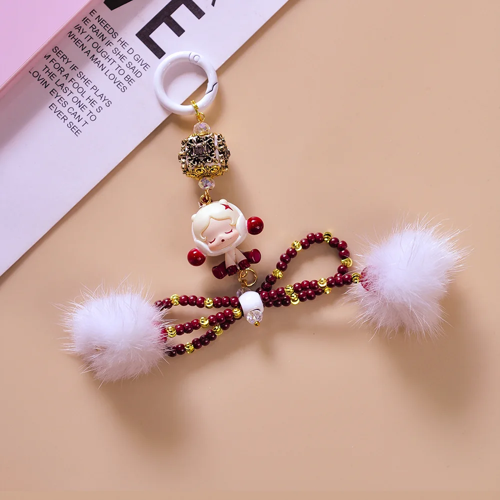 Bubble Phone Charm DIY Beaded Keychain Pendant Original Heavy Industry High-end Mobile Phone Chain Luxury Lanyard Accessories