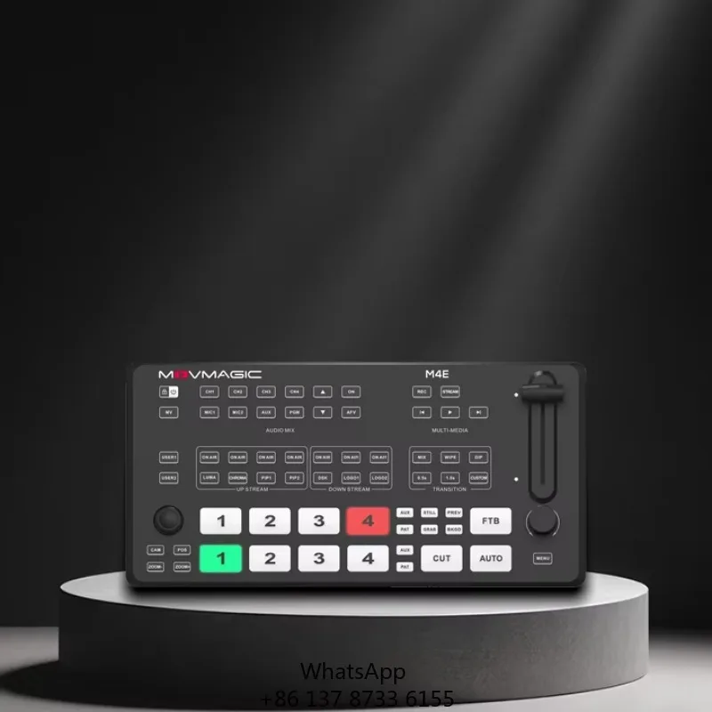 2025 New Movmagic 4-Input Professional Live Producer Mix 10 Layers In Real Time Control PTZ Cameras With For Metal Construction