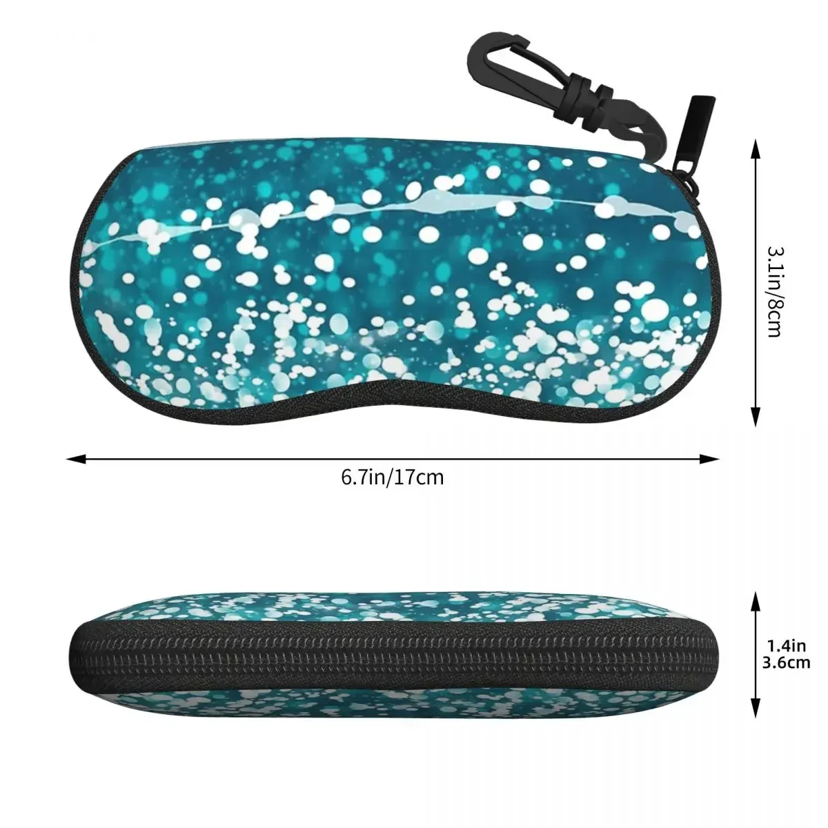 Whale Shark Pattern Shell Glasses Case Protective Sunglasses Box Women Men Soft Eyeglasses Bag Pouch