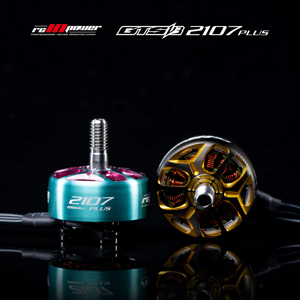 

Rcinpower GTS V3 2107 plus 1980KV 2080KV 2480KV 4-6s Brushless Motor For RC FPV Racing Drone Models Spare Parts