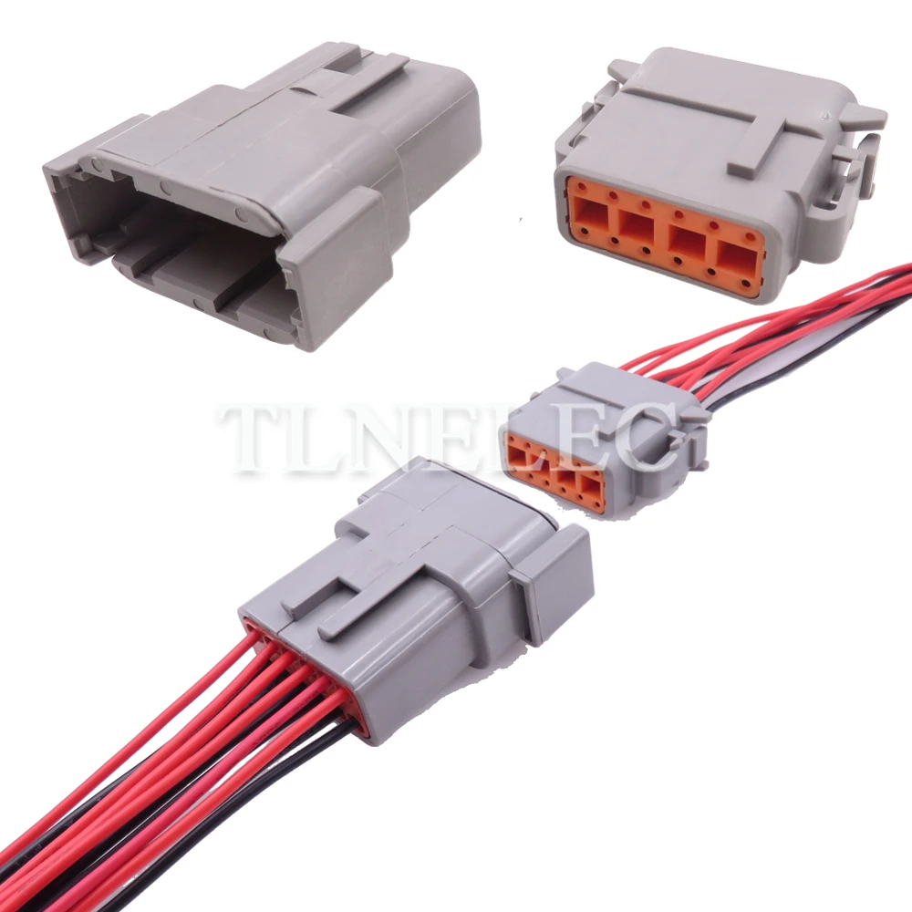 12 Pin Way Auto Wire Harness Socket with Wires Car Sealed Connectors DTM04-12P ATM04-12P DTM06-12S ATM06-12S