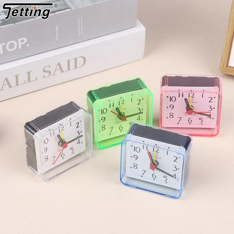 1PC אזעקה שעון קוורץ סוללה שעון שעון קוורץ שעון שולחן חדר שינה עבור לימוד עיצוב הבית