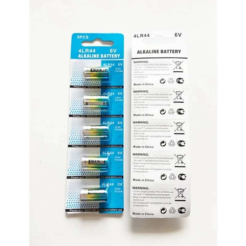 4LR44 6V Dry Alkaline Batteries for Dog Training Shock Collars A544V 4034PX PX28A L1325 4AG13 544 4A76 Camera Battery