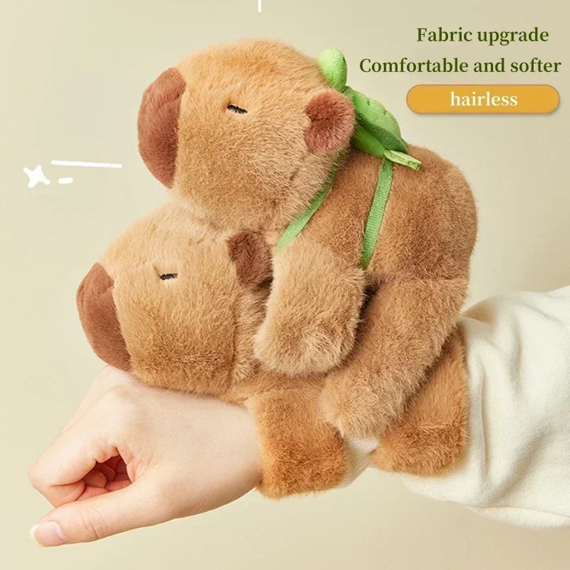 Capibala High Appearance Level Clap Ring Bracelet Capybara Plush Toy Bicycle Accessories Cute Party Doll Decorative Pendant