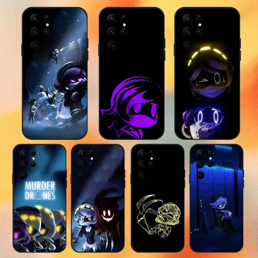 

M-MurderS Drones UZI V Phone Case For Samsung S 25,24,23,22,30,21,10,9,Ultra,Plus,Lite,FE,4,5G Black Soft Case