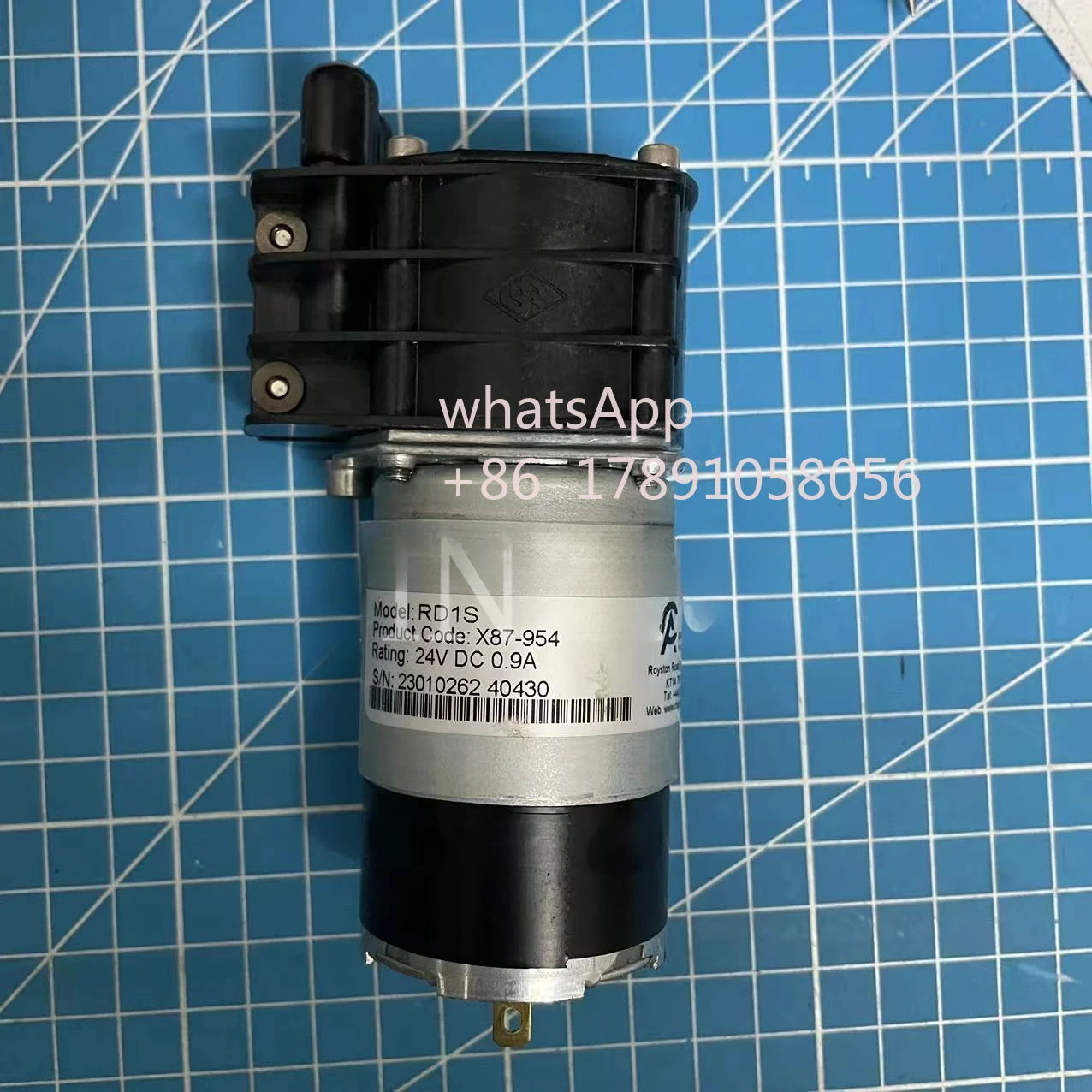 New Original Charles Austen RD1S DC24V 0.9A Postitive Pump For Dirui BF-6800 Bood Cell RD1S 24V Waste Diaphragm Pump