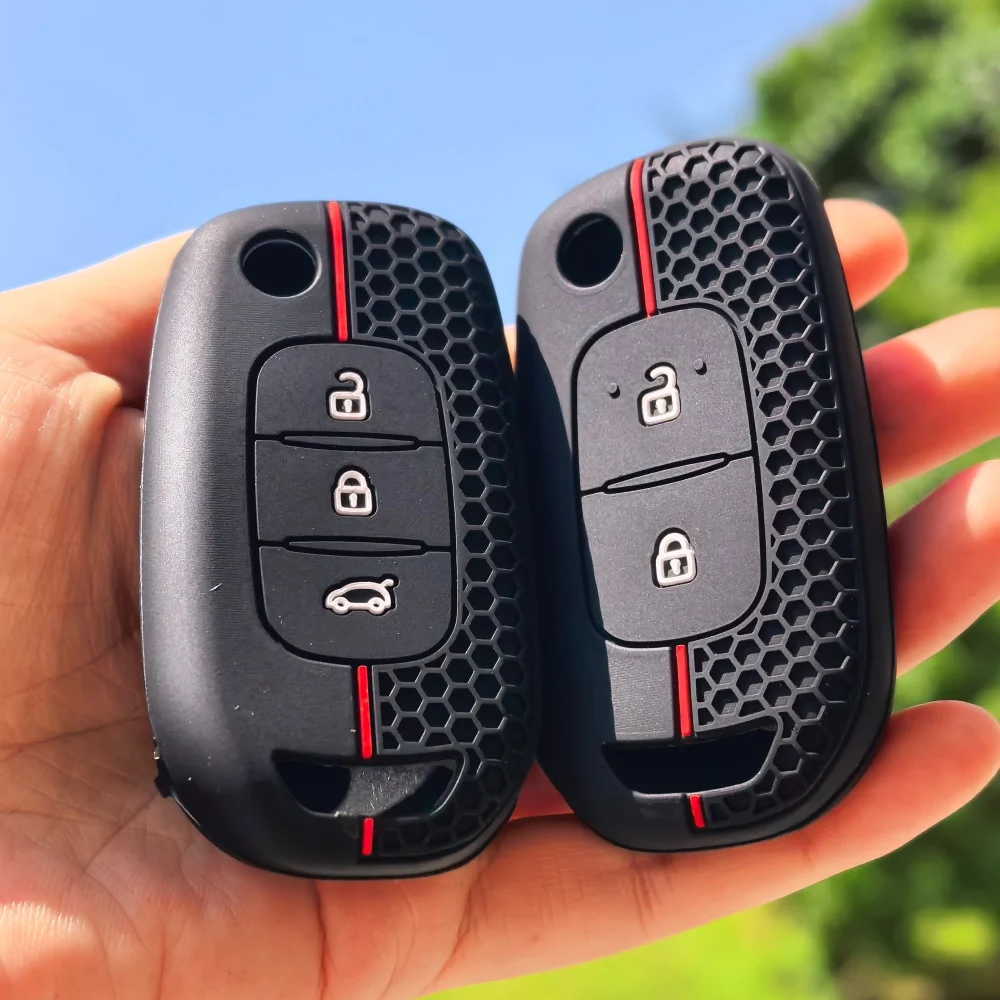

Силиконовый чехол-футляр для автомобильного ключа-брелока Renault Megane Kwid Sandero Kadjar Captur Stepway Logan Clio 5 Arkana