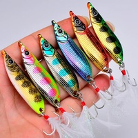 1PC Metal VIB Spinner Sequin Sinking Jigs Spoon 2.5g 3.5g 5g 7g 9g Bait Artificial Hard Lure Vibration Wobbler Fishing Tackle