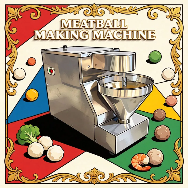 Meatball Forming Machine Electric Commercial Automatic Meatball Making Machine For Catering Vegetable Balls Lamb Balls Beef Ball