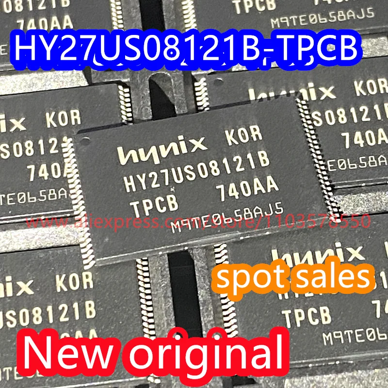 

10PCS HY27US08121B-TPCB brand new original HY27US08121 memory chip 64MB NAND FLASH package TSOP48