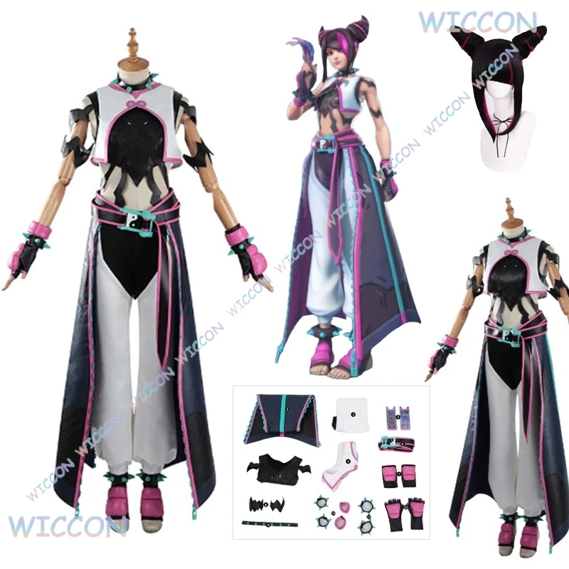 

Игра SF6 Han Juri Косплей Кирико Косплей Костюм Сексуальный Костюм Street Fighter Game 6, Женская одежда для Хэллоуина, карнавала, ролевых игр