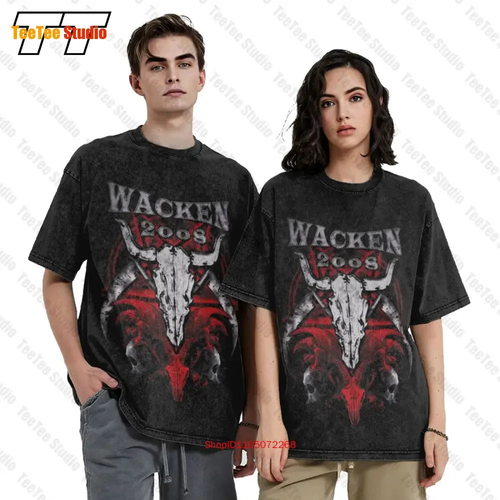 Wacken 2008 Metal Vintage Oversized T-Shirt Kreator Opeth Fotl Super Premium Xl Photos With Sizes I19M
