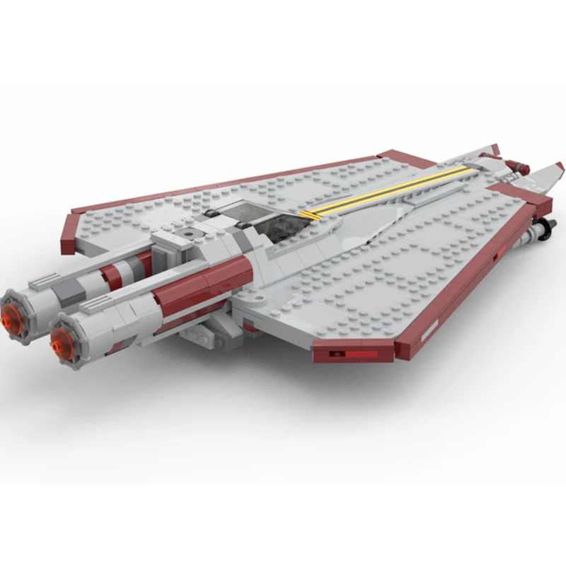 Space War Series Republic Striker-Class Starfighter Model Building Blocks Set DIY Assembling Brick Toys Christmas Gifts