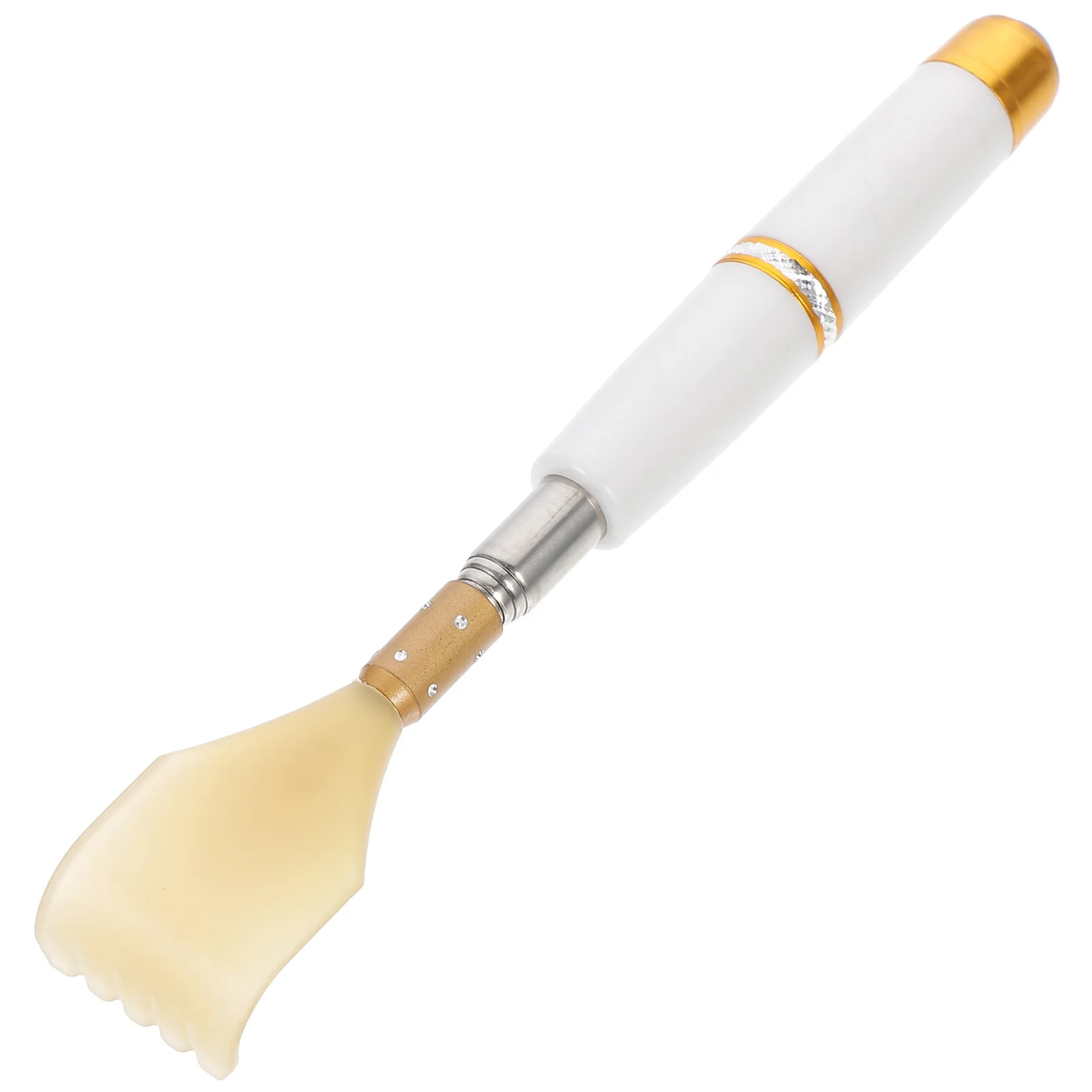 

Back Scratcher Extendable Rod White Non-Rust Telescoping Massager Finger-Like Scratch Stick for Hard-to-Reach Spots Men Old