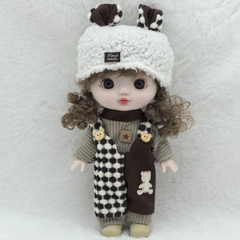 الدهون Bjd دمية 22 سنتيمتر متمحور دمية كبيرة كبيرة رئيس لطيف ألعاب الأطفال فتاة دمية مهرجان هدية الاطفال الدمى للفتيات اللعب منزل الطفل #6