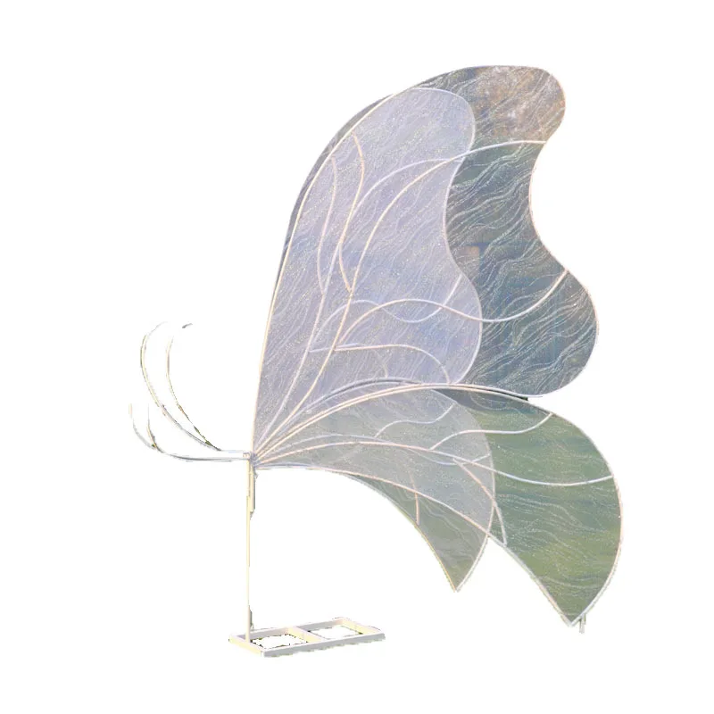 

Новые свадебные декорации JC: фон-экран с бабочками, большие железные крылья бабочки, украшение для оформления прохода.