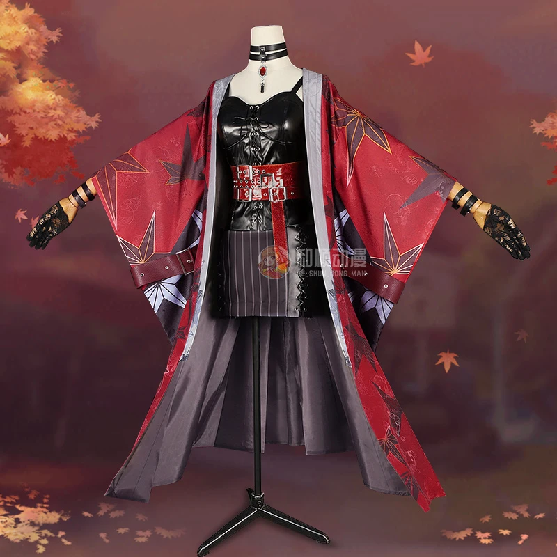 

COSLEE Game Onmyoji MOBA Kijyo Koyo Cosplay Costume LiHuaJingYe Skin Uniform Dress Halloween Party Outfit For Women New