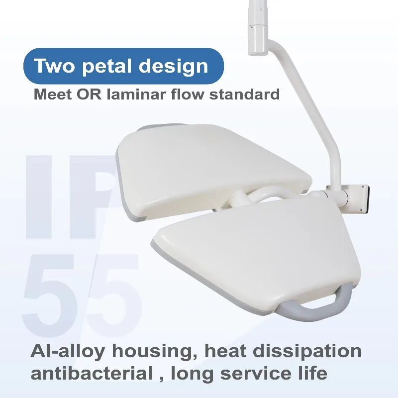 Portable Mobile/Ceiling Electric LED Surgical Light 160000LUX Brightness, High Color Rendering Index (CRI 96)