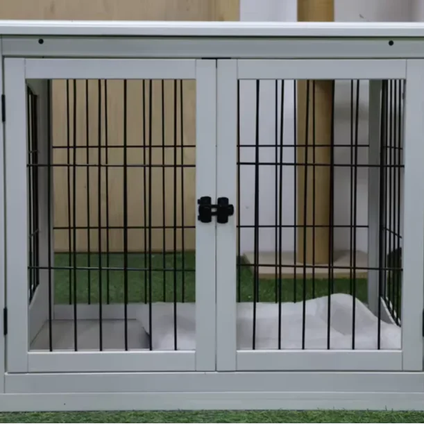 Modern Wooden Dog Kennel Luxury Outdoor Pet Cage for Dogs Cozy Nest for Small Animals