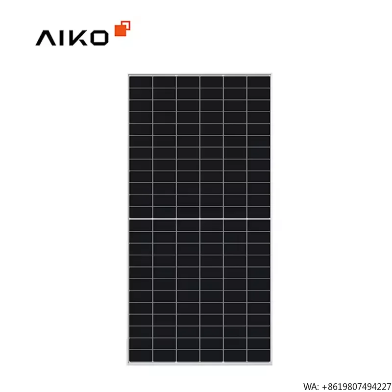 Aiko Photovoltaic Power System  N-type ABC Bificial Solar Panel 650w Solar Panels PV for Home Electricity