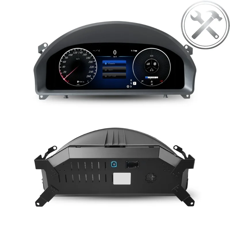 

MEKEDE 12.3inch LINUX System Multilingual HD LCD Digital Dashboard Speedometer With Wireless Carplay Auto Parts for W207 C207