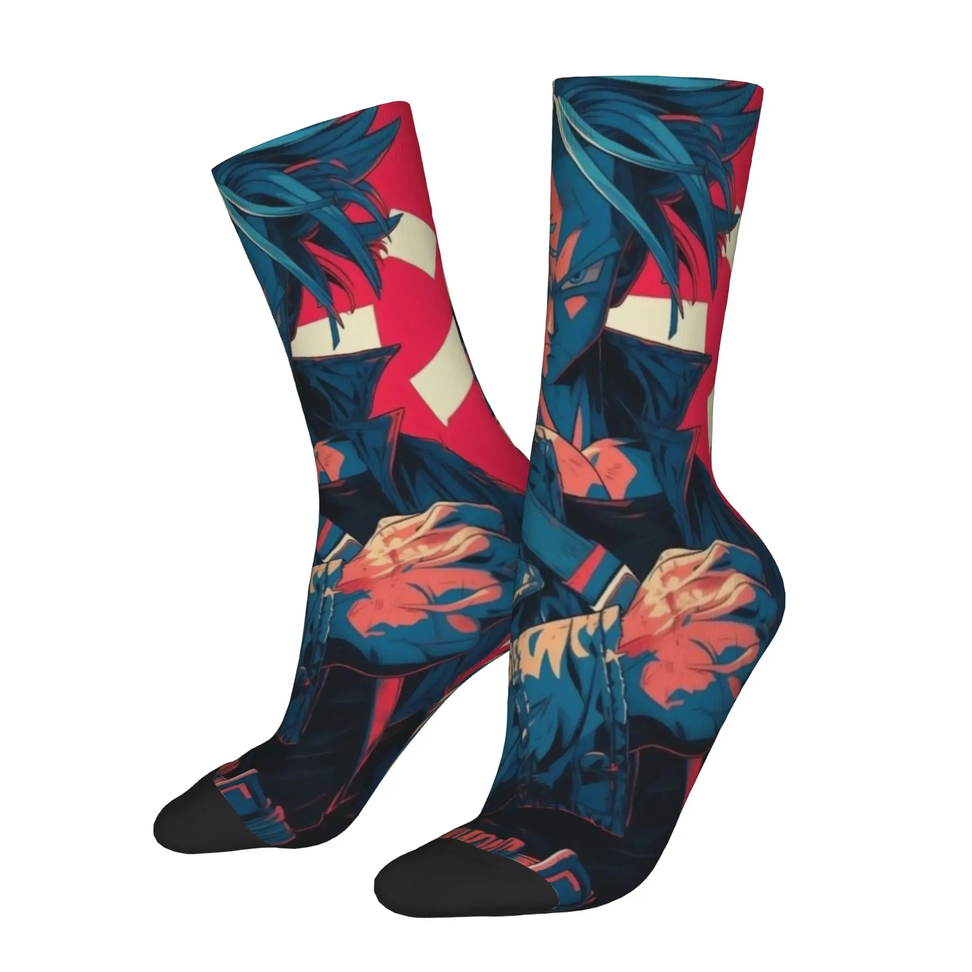 1 Pair Funny Sock Dragon Ball Trunks (7) Hip Hop Quality Pattern Printed Men Socks Casual Men's Socks