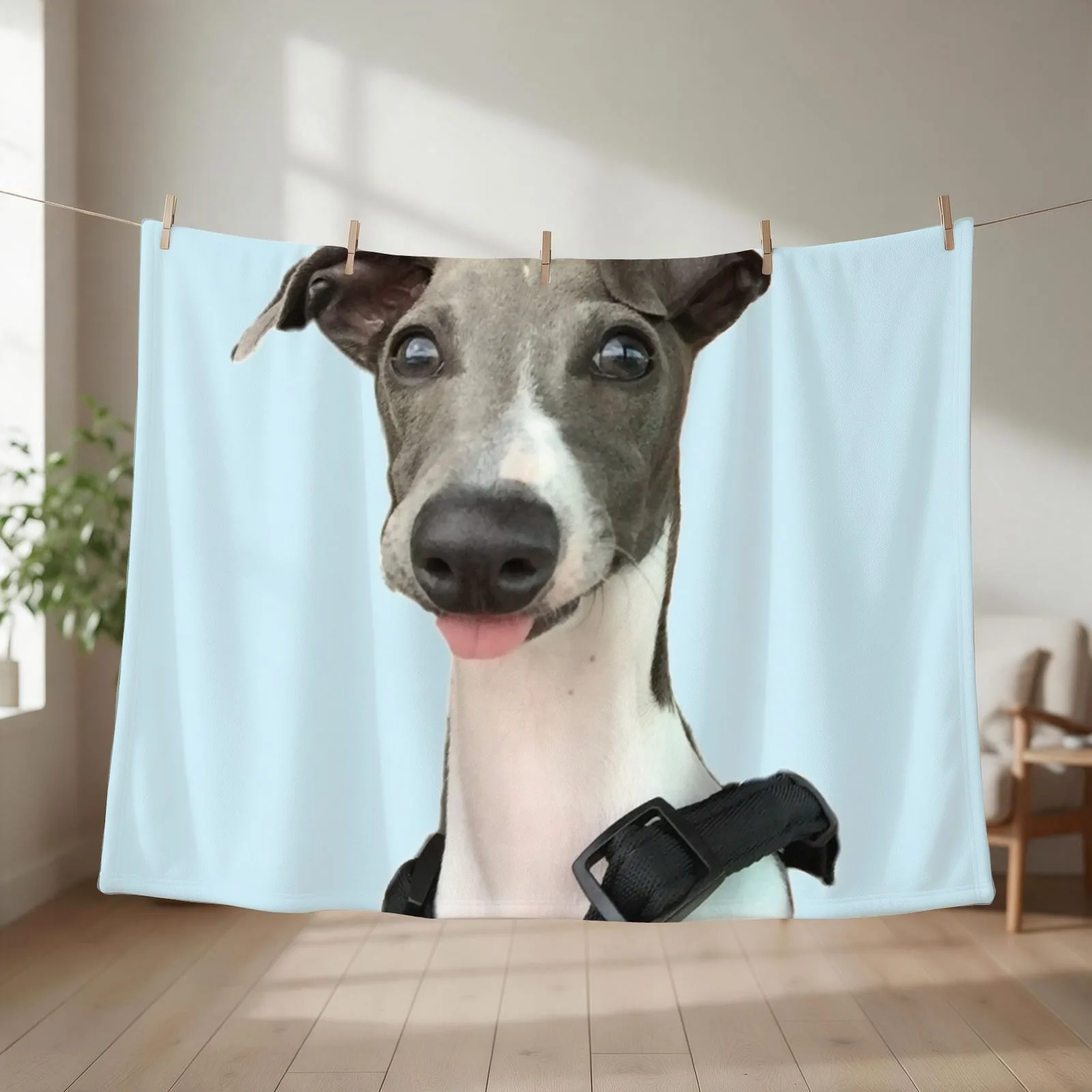 Italian Greyhound Throw Blanket couch cozy soft plush fuzzy picnic outdoor blanket