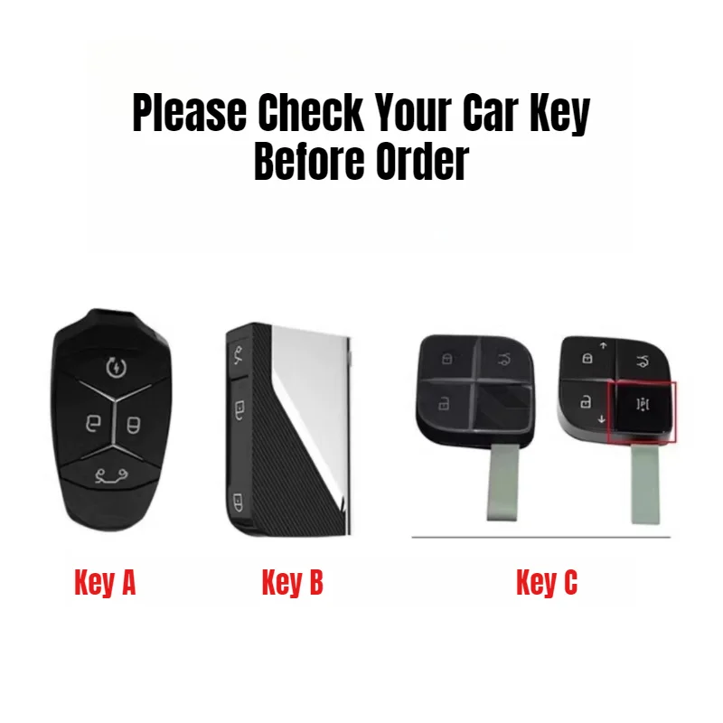For LYNK & CO 08 03 06EMP 05 02 09 01 2025 Car Key Cover Premium Nappa Leather Protective Shell Buckle Car Key Bag Accessories