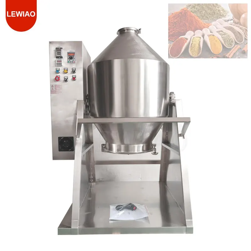 tipo máquina dobro do misturador do pó do cone de 40kg 60kg 100kg