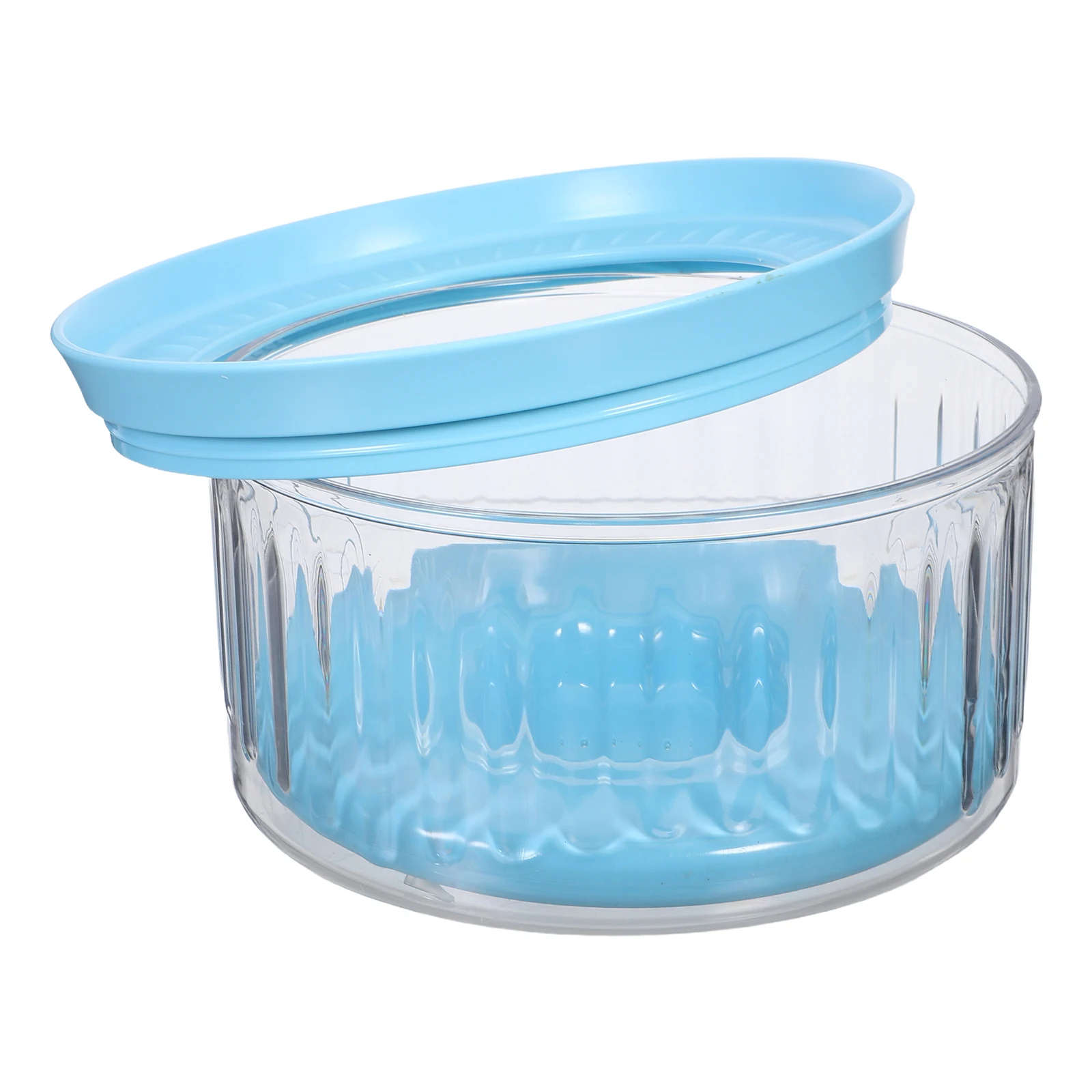 

Dog Bowls Pet Floating Water Hydration Disk Crate Anti-spill Indoor -blue Travel