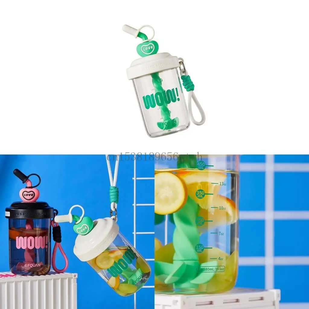 

Leak Proof Efficient Straw Cup With Stirring Mechanism Ergonomic Handle Outdoor B03D