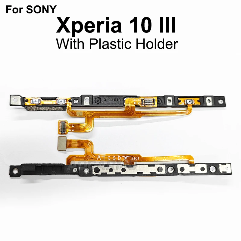 Aocarmo For Sony Xperia 10 III X10iii Power On/Off Volume Button
