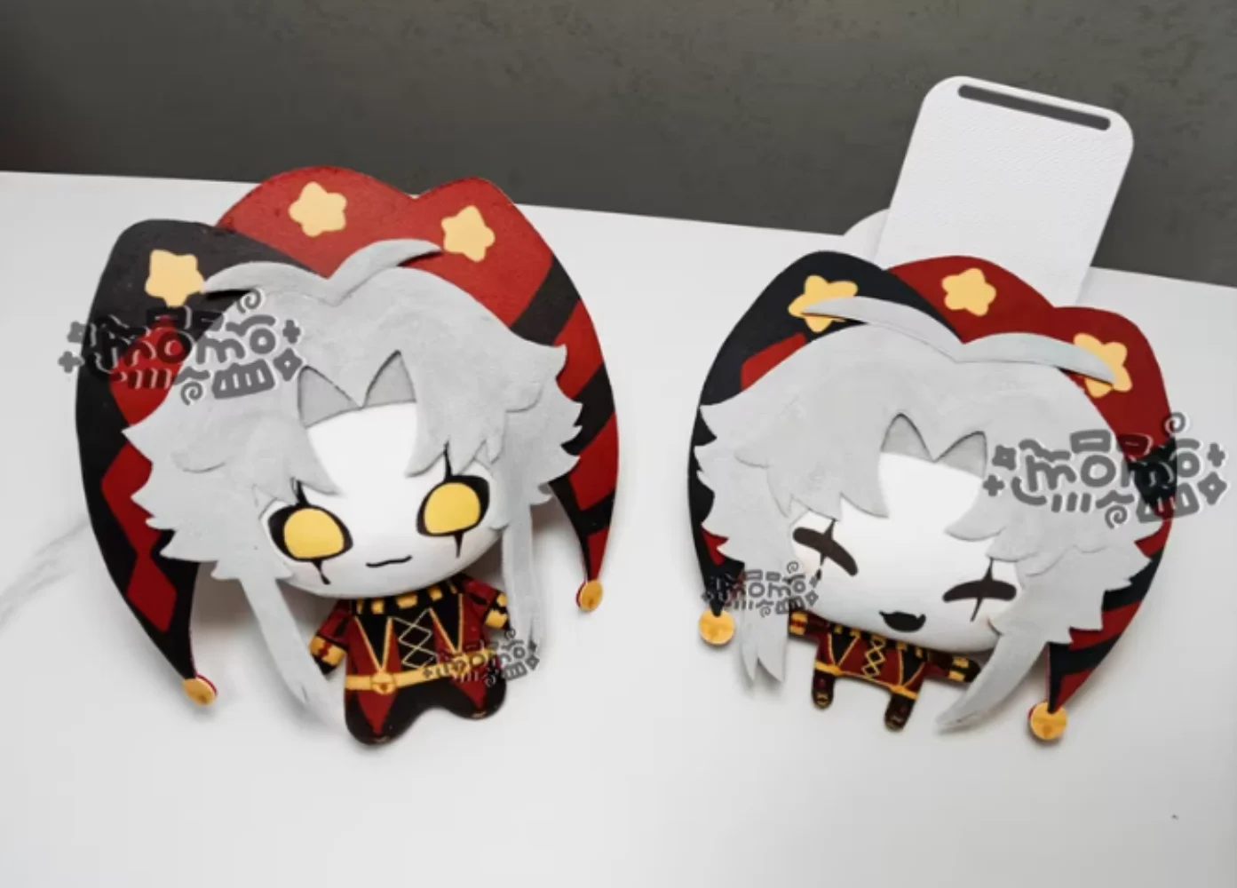 

New In Stock 10cm Pierrot Jester The Freak Circus Freaks Plush Doll Cute Anime Peripherals Toy Birthday Christmas Gift