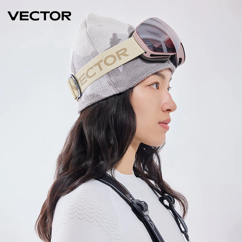 Vektor otg Ski Snowboard brille Frauen Männer Skifahren Brillen UV 400 Schnees chutz brille Erwachsenen Doppel kugelspiegel magnetisch