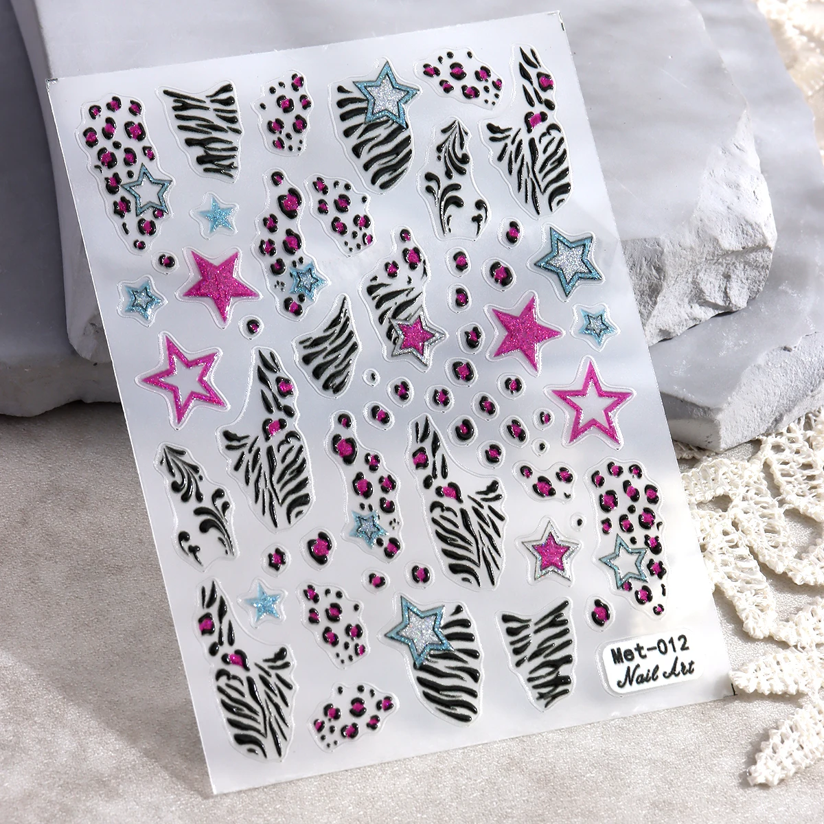 Adesivi per Unghie con Stampa - Nail Art Zebra recensione e prezzo