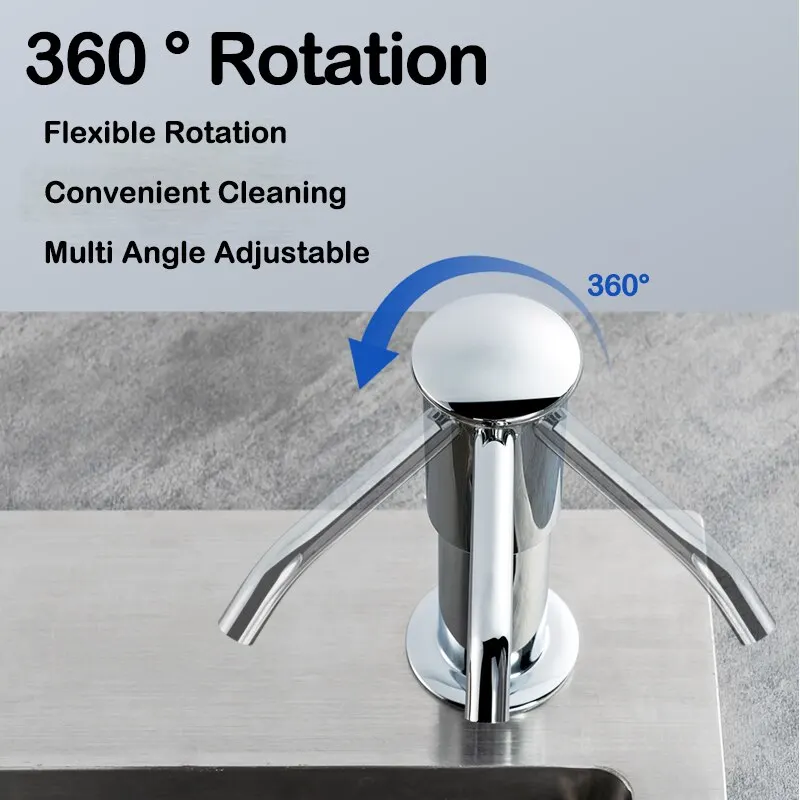 حوض BAOKEMO مع أنبوب تمديد تصميم ممتد موزع ضغط يدوي تدفق كبير للمطبخ