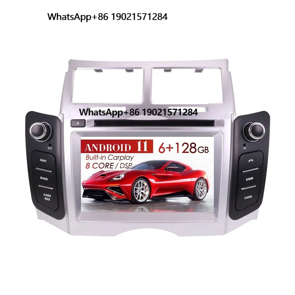 

Carplay 128GB Android 11.0 for Yaris 2005-2011 Car GPS Navigation Auto Stereo Multimedia Player Radio Recorder Head Unit