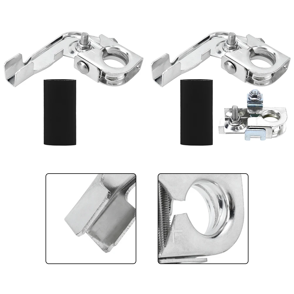 محطة بطارية إيجابية وسلبية مع أنابيب الانكماش الحراري لقطع غيار السيارات أطراف البطارية المعدات الكهربائية المقترنة