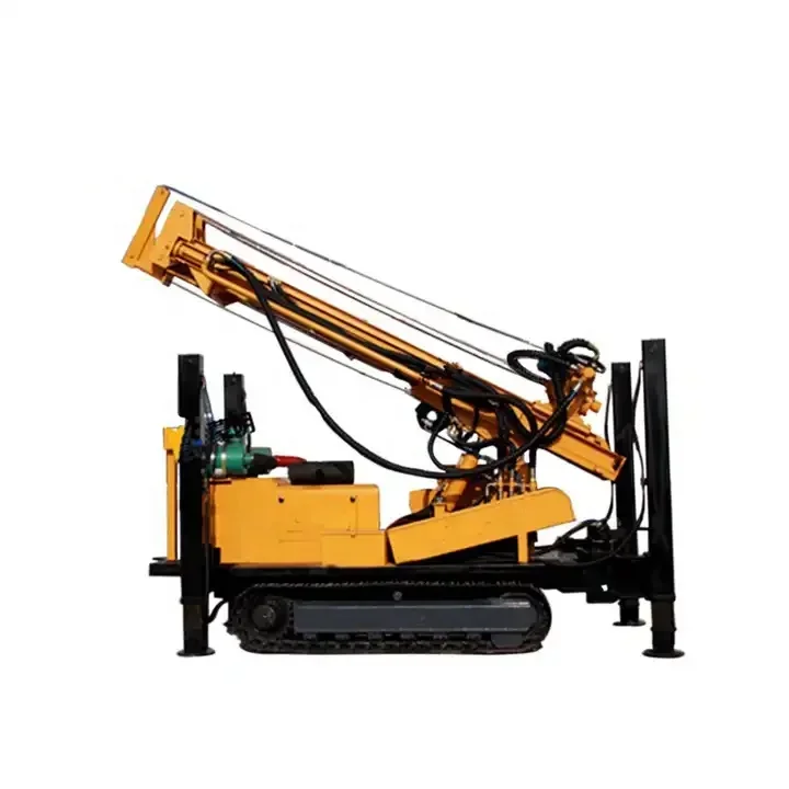 Factory diesel crawler 100 meter deep borehole water well drilling rig machine mine drill rig machinery