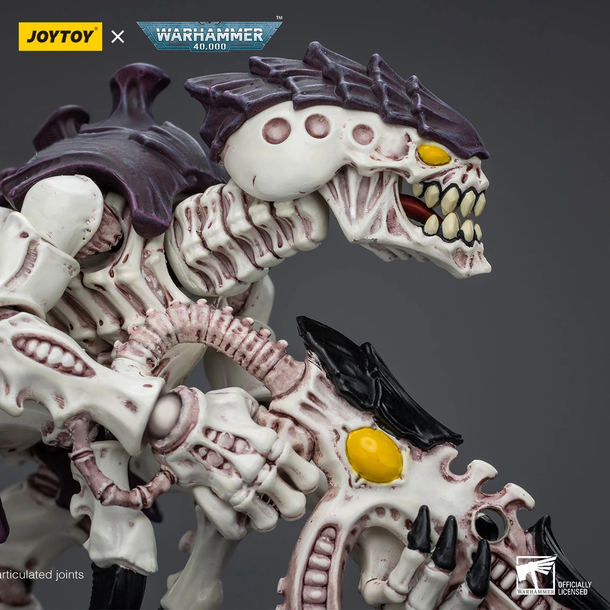 JOYTOY Warhammer 40K tyrannides Figurine 1/18 ruche flotte Léviathan thermagant avec Fleshborer Joint modèle mobile Figurine jouet