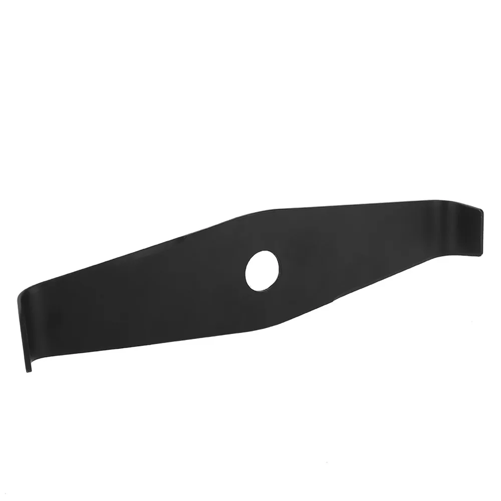 Durable Manganese Steel Brush Cutter Blade Black Compact Weed Eater Blade 2 Tooth Universal Replacement Blade Accessories