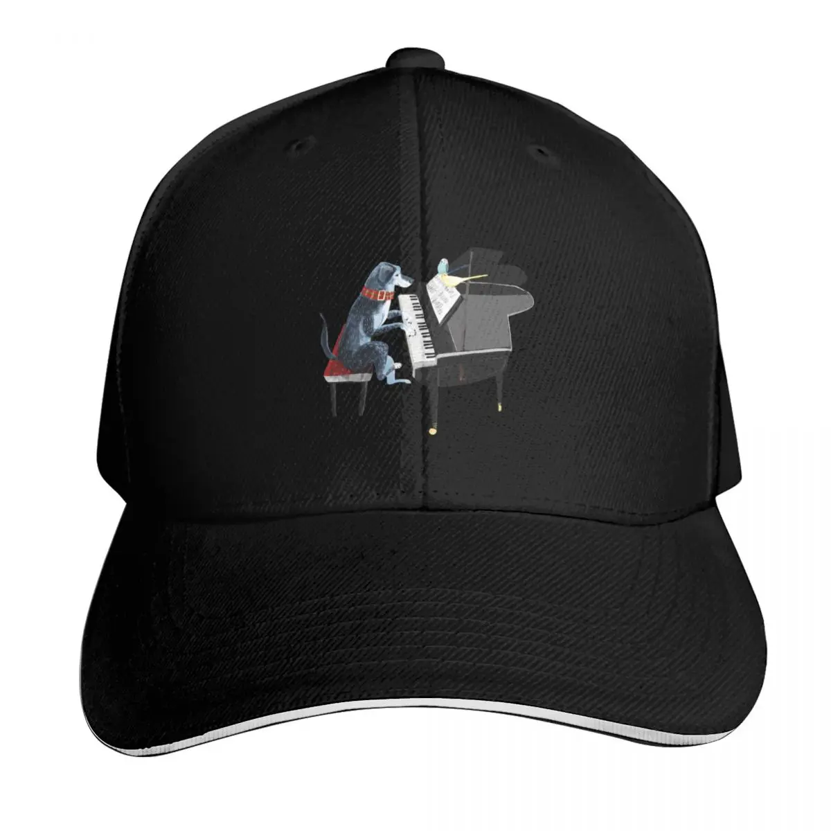 Piano lesson with Angel Baseball Cap Hip Hop Fishing cap Anime Trucker Hat Caps For Men Women's