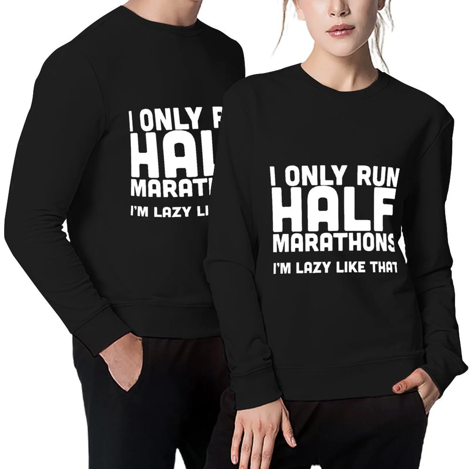

I only run half marathons Pullover men wear autumn men clothes clothes for men pullover