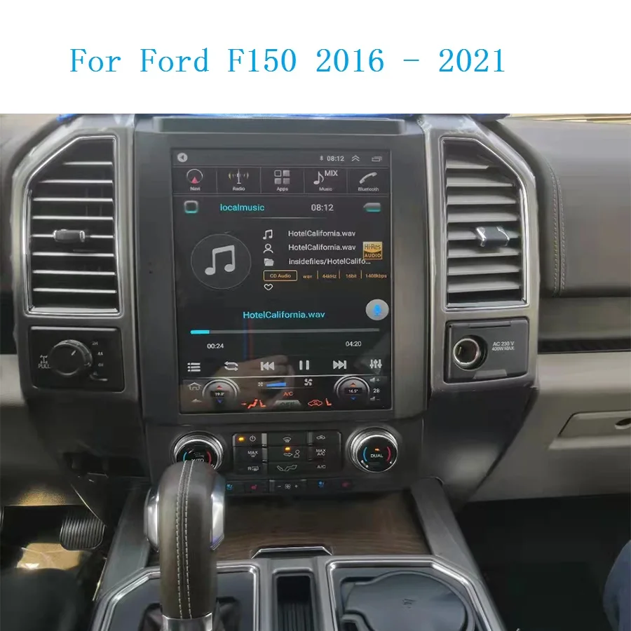 

Автомобильный радиоприемник в стиле Tesla на Android 13,0 для Ford F150 2016-2021, мультимедийный плеер, Стерео Авторадио, головное устройство, Carplay, GPS-навигация