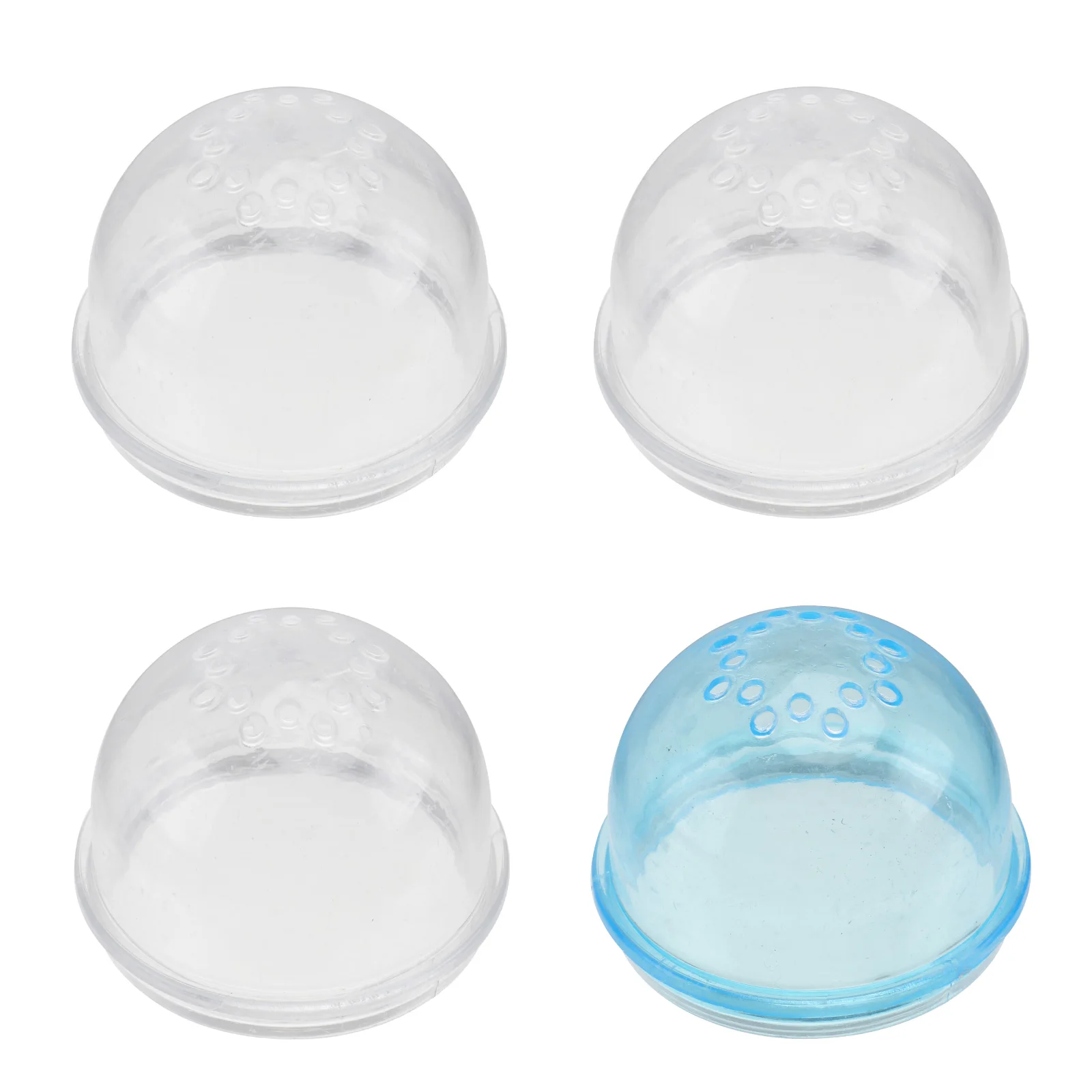 

4 Pcs Pet Tunnel Plugs Cage Accessories Sturdy Plastic Hamster Supplies Guinea Pig Chinchilla External Toys Small Hole Design
