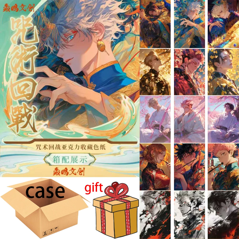 New hongming series Art board case wholesale Jujutsu Kaisen Collection cards Japanese Anime Booster Box Tcg Toy Hobbies Gifts